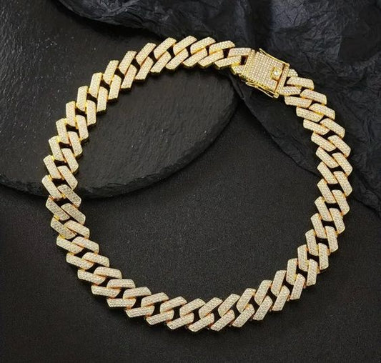 Cadena Cubana Premium Box Dorada