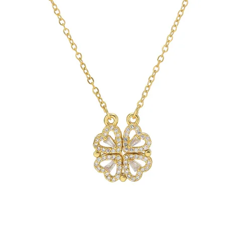 Collar Trébol Corazón