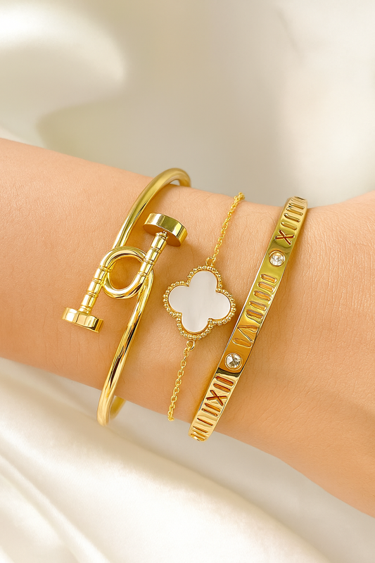 Set de Pulseras Combinada