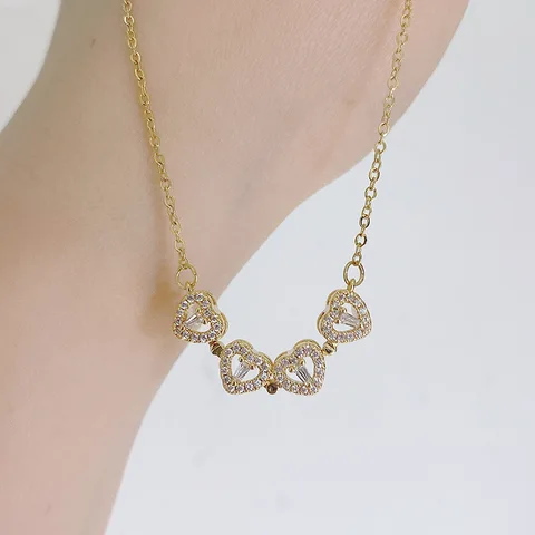 Collar Trébol Corazón