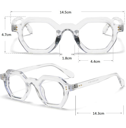 Montura De Gafas Octagonal