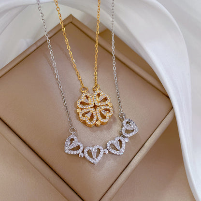 Collar Trébol Corazón