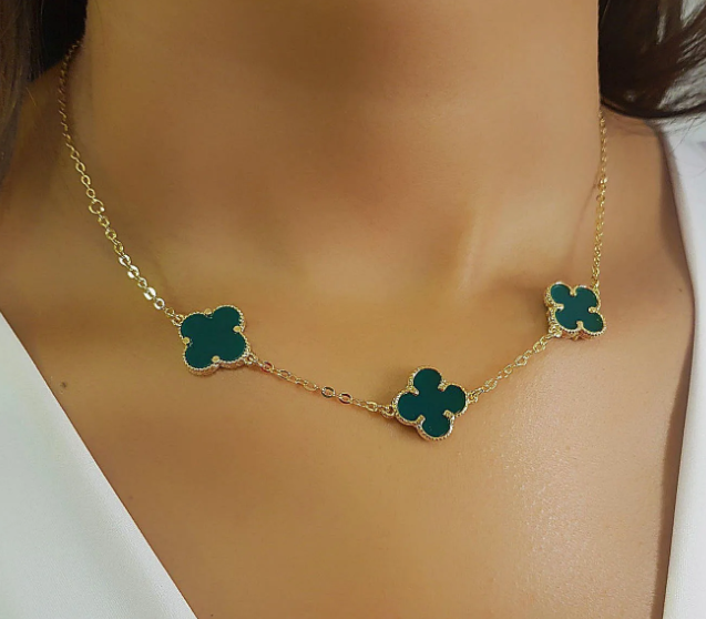 Set Van Cleef Collar + Pulsera + Aretes