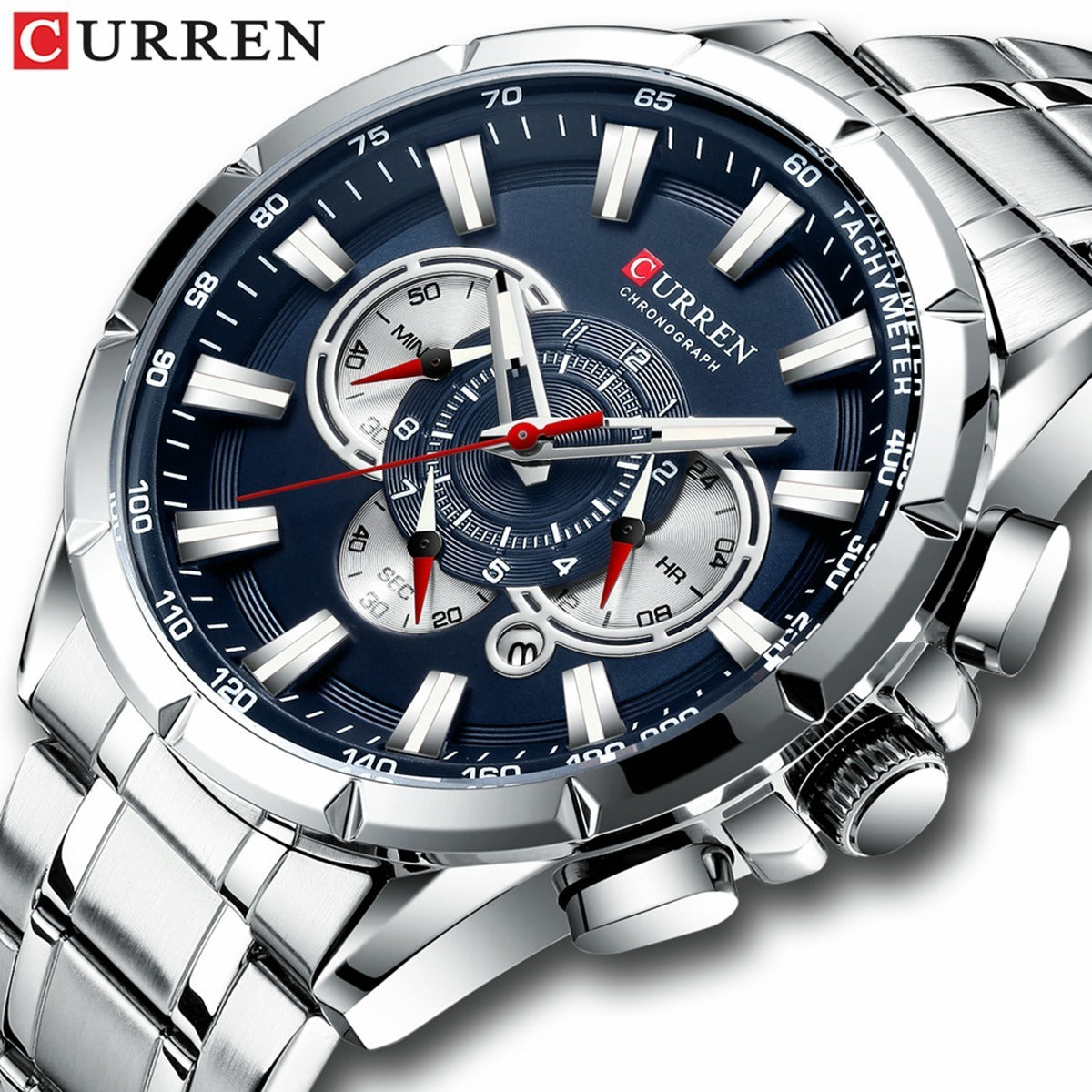 Reloj curren acero lujo